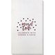 Confetti Mazel Tov Bamboo Luxe Guest Towels Image 2 of 3
